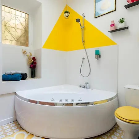 Apartment Relais Cocorico - Cocon Proche Tour Eiffel Avec Baignoire Balneo *